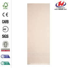 30 in. x 80 in. Primed Smooth Flush Hardboard Hollow Core Composite Interior Door Slab with Bore